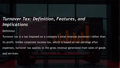 turnover tax: definition, features, and implications — PPTX