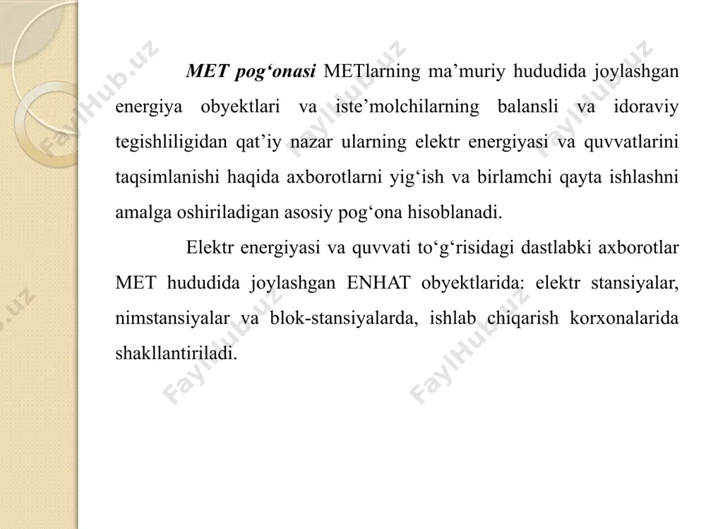 elektr energiya nazoratining avtomatlashtirilgan tizimlari (enhat) - Page 5