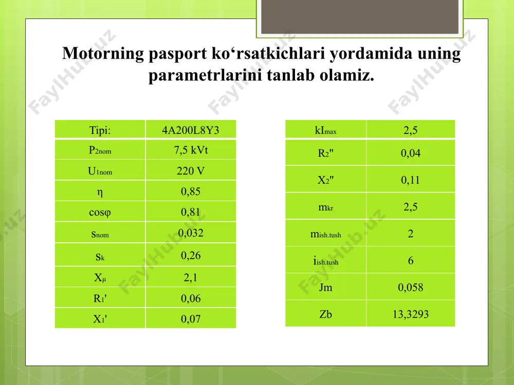 chastota o‘zgartgichi – asinxron mator tizimi - Page 5