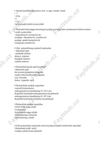 piеlonеfrit rivojlаni — DOCX