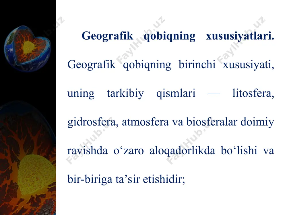 geografik qobiqning chegaralari, xususiyatlari 6-sinf - Page 5
