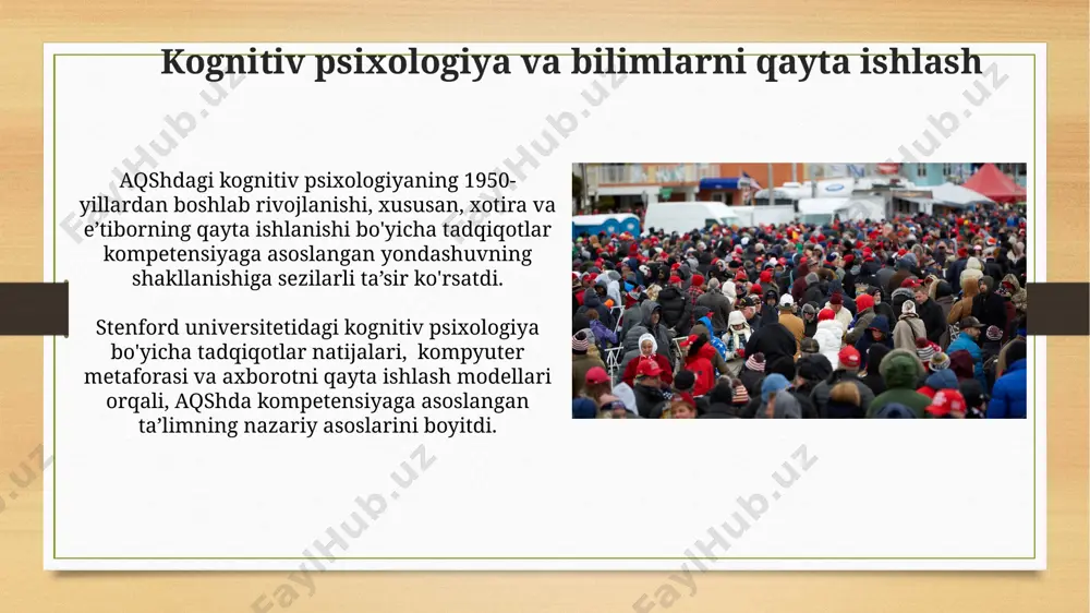 usan, jon dyuyning ta'siri bilan bog'liq bo'lib, amaliy natijalarga yo'naltirilgan ta'limni targ'ib qiladi. aqshda kompetensiyaga asoslangan yondashuvning rivojlanishiga 3 dan ortiq milliy standartlar va 100 dan ziyod mahalliy dasturlar ta'sir ko'rsatgan bo'lib, ular bir qator intellektual va ijtimoiy-madaniy omillarga bog'liq. e'tiboringiz uchun rahmat @taqdimot_robot image7.jpg image8.jpg image9.jpg image10.jpg image11.jpg image12.jpg image13.jpg image14.jpg image15.jpg image16.jpg image17.jpg image18.jpg image19.jpg image20.jpg image21.jpg image22.jpg image23.jpg image3.png image4.png