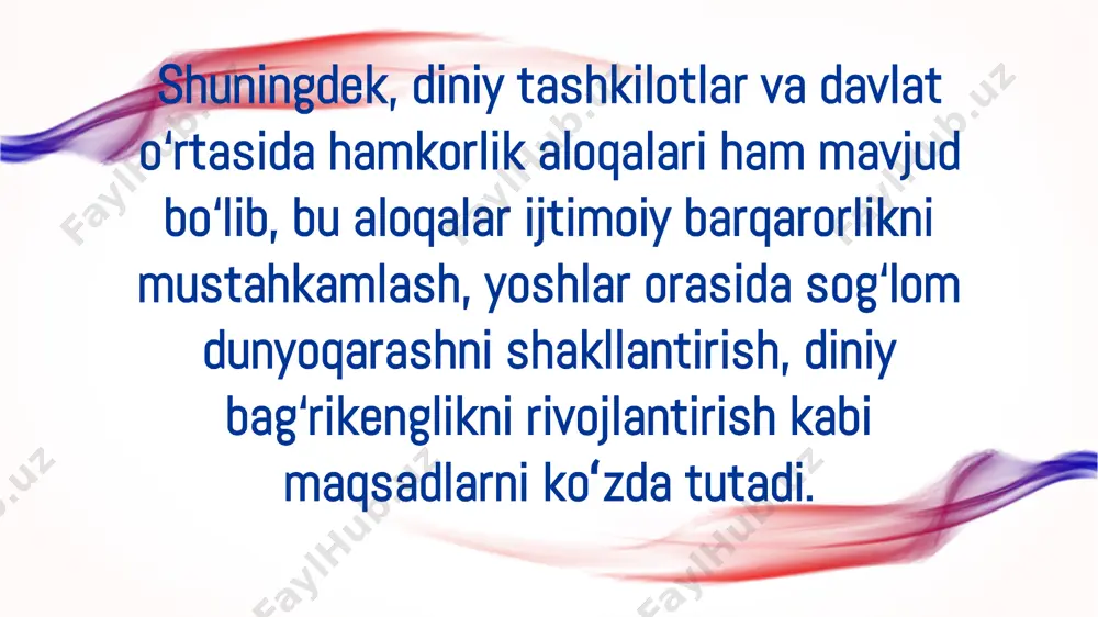 oʻzbekistonda faoliyat yurituvcji diniy tashkilotlar - Page 5