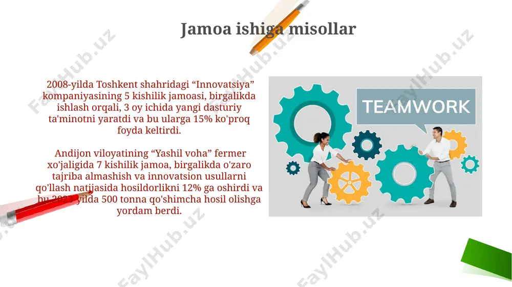 jamoada ishlash (teamworking) va uning afzalliklari - Page 4