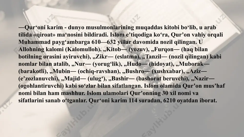 g‘avg‘o ko‘tarish, bir musulmonning boshqasini ko‘rolmasligi, musulmonmusulmonning umrini xazon qilishi gunohi azimdir. qur‘onda ehsonli, qo‘li ochiq, bag‘ri keng, muruvvatli, keng fe‘lli, saxovatli bo‘lish, ertadan oqshomgacha, uydan ish joyigacha, beshikdan qabrgacha insonning har bir lahzasi iymonli bo‘lishga harakat qilishi chinakam ezgulikdir, deb qaraladi. kimda-kim odamlardan himmati, muruvvatini ayamasa, saxovat eshigini bekitmasa, bundan eng avvalo uning o‘zi katta naf ko‘radi, ma‘naviy qoniqish va falsafiy kamolot hosil qiladi, ruhi ko‘tariladi qur‘onda ehsonning foydasi ehson qiluvchining o‘ziga bo‘lishi aytilgan. unda aytilishicha, agar ehson qilsalaringiz ham, yomonlik qilsalaringiz ham o‘zingiz uchun. alloh kalomida ezgulik qilish, el-yurtga foyda keltirish, yomonlarni noto‘g‘ri yo‘ldan qaytarib, to‘g‘ri yo‘lga solish yuksak ma‘naviy fazilat, huquqiy, odob-axloqlilik belgisi sifatida e‘zozlanadi. ezgu niyatli, qalbi pok, xulqi go‘zal, iymoni butun odamlar yaxshilik qilishni o‘zi uchun eng katta maqsad, olijanoblik deb biladi. «kimki bir yaxshilik qilsa, unga o‘sha yaxshiligi o‘n barobar qilib beriladi». inson ezgulik ishlarini qancha ko‘p qilsa yaratganning o‘zi uni balo qazolardan asraydi, …