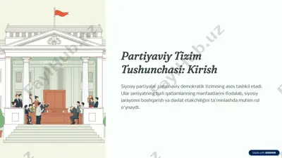 siyosiy partiyalar tizimi — PPTX