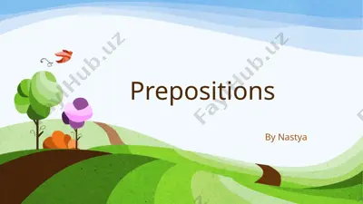 prepositions — PPTX