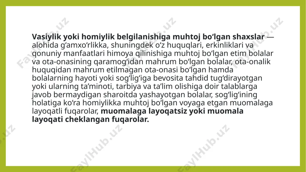 vasiylik va homiylikning mazmuni - Page 5