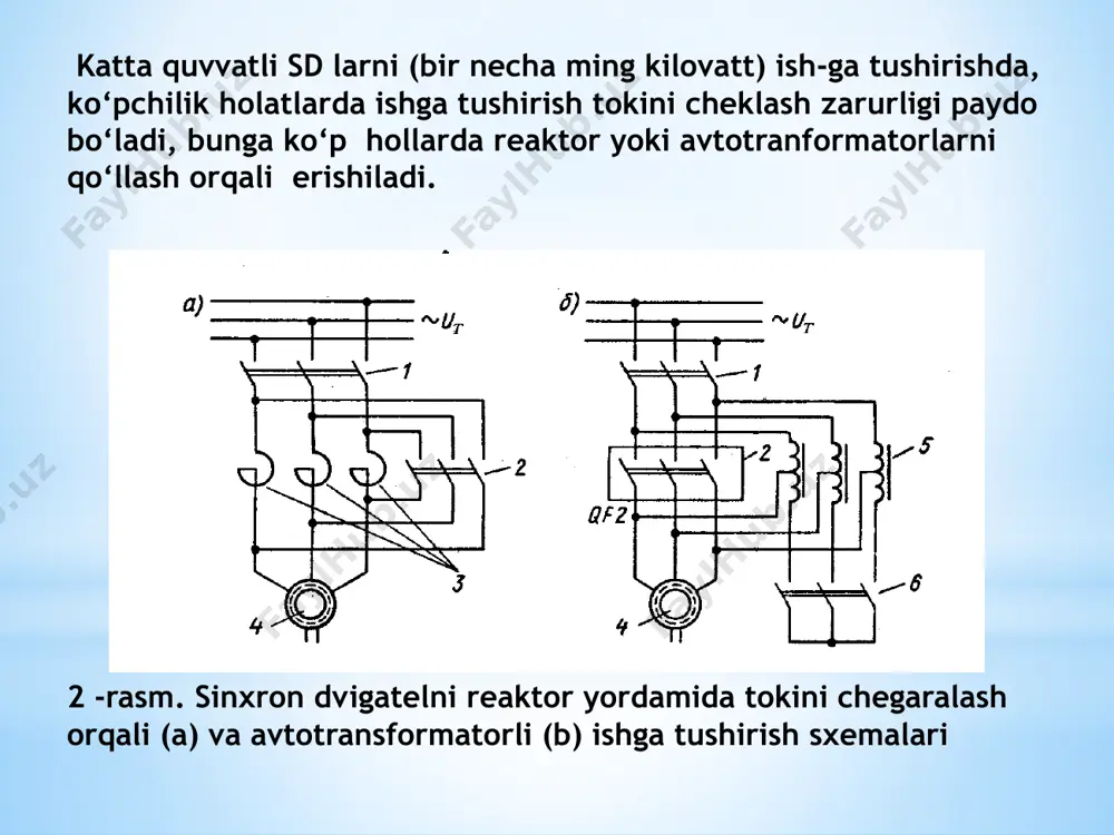 sinxron mashinani ishga tushirish va revers qilish - Page 5