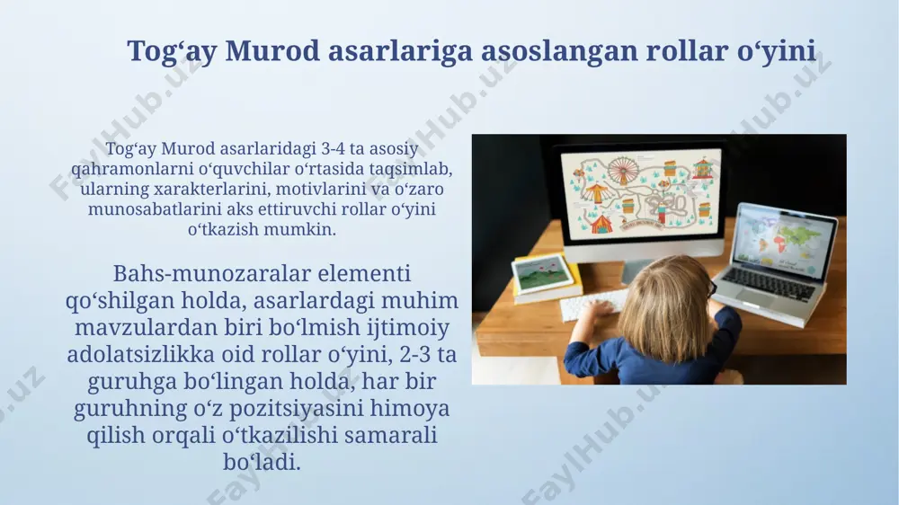 maktabda tog'ay murod hayoti va ijodini o'rganishda interfaol usullar - Page 4
