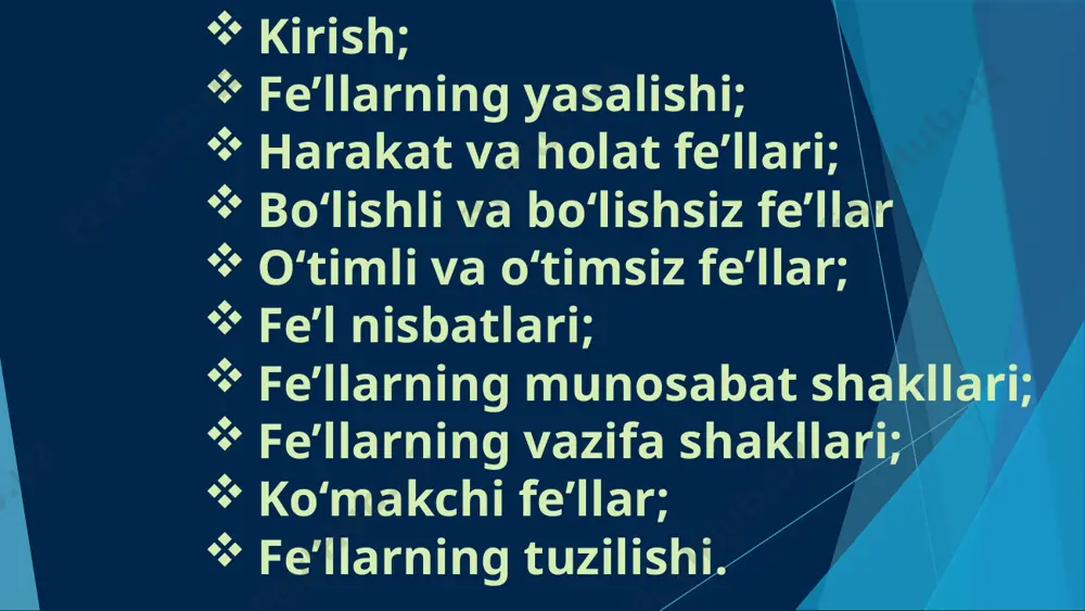 fe’l so’z turkumi 3 - Page 2