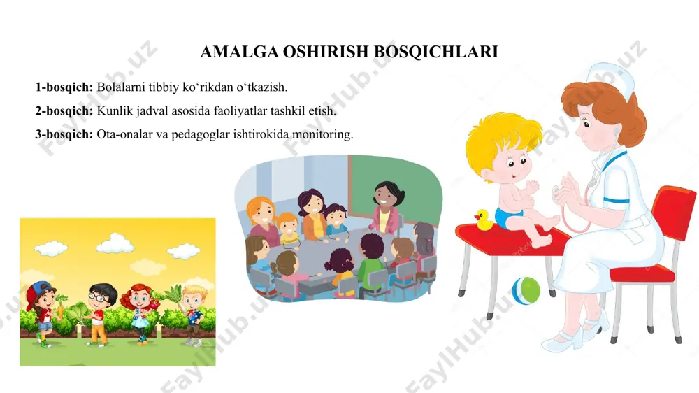 riyatlarni singdirish hamda ijtimoiy ko‘nikmalarni rivojlantirishga xizmat qiladi. eng asosiysi, bu jarayonda ota-onalar ham faol ishtirok etib, bola tarbiyasida uzviy hamkorlik shakllanadi. natijada oilada va ta’lim muassasasida sog‘lom hayot falsafasi asosida yashash madaniyati rivojlanadi. e’tiboringiz uchun rahmat! image1.png image2.png image3.png image4.png image5.png image6.png image7.png image8.png image9.png image10.png image11.png image12.png image13.png image14.png image15.png image16.png /docprops/thumbnail.jpeg