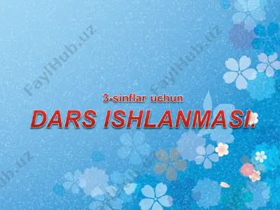 kategoriyalar va ulashish — PPT