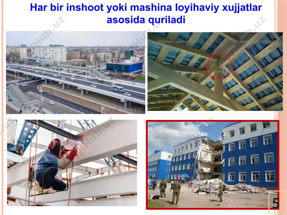 va qurilish mexanikasi kafеdrasi normal va urinma kuchlanishlar хaqida tushincha. ichki kuchlarning jadalligini (intensivligini) baholash uchun kuchlanish tushunchasi kiritiladi. kuchlanish topilishi zarur bo'lgan k nuqta atrofida elementar f yuzacha ajratamiz. unda o'rtacha kuchlanish bu erda r - ushbu f elementar yuzachadagi ichki zo'riqish kuchlarining teng ta'sir etuvchisi. agar f yuzachani kamaytirib borsak limitda nuqtadagi kuchlanishni olamiz. k 25 o‘z-o‘zini tekshirish savollari: mustahkamlikka, bikrlikka va ustivorlikka hisoblashlarni bajarishdan qanday maqsad ko‘zda tutiladi? brus, plastinka, qobiqlar va massivlar deb qanday jismlarga aytiladi. praktikada qanday ko‘rinishdagi tayanch boglanishlaridan foydalaniladi? deformasiya deganda nimani tushunasiz? elastik va plastik deformasiyalar orasida qanday farq bor? nima uchun xisob sxemasi tuziladi? konstruksiyalarni qanday turlarini bilasiz? qanday oddiy deformasiya turlarini bilasiz? 26 mexanika va kompyuterli modellashtirish kafеdrasi dotsenti e'tibоringiz uchun rahmat!  + 998 71 237 0981 t.elyor85@mail.ru @t.elyor 27 image2.png image3.png image4.png image5.png image6.jpeg image7.jpeg image8.jpeg image9.jpeg image10.jpeg image11.jpeg image12.jpeg image13.jpeg image14.jpeg image15.jpeg image16.jpeg image17.jpeg image18.jpeg image19.jpeg image20.jpeg …