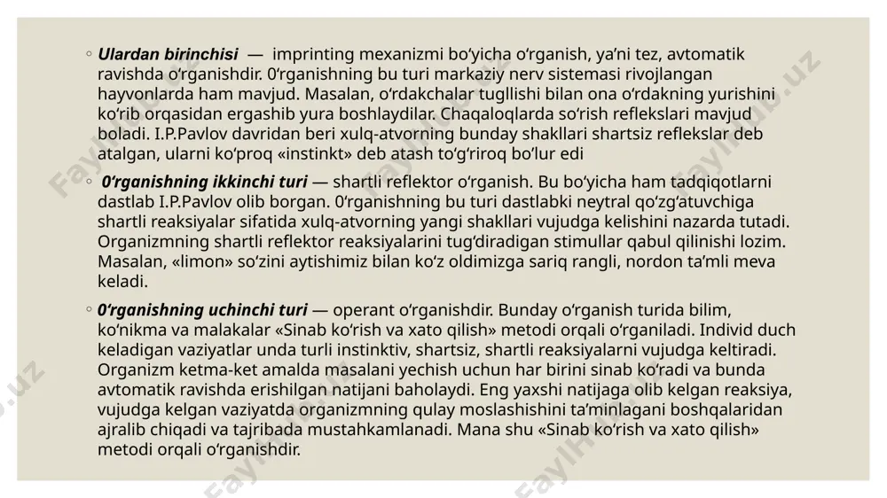ta'lim va tarbiya psixologiyasi - Page 5