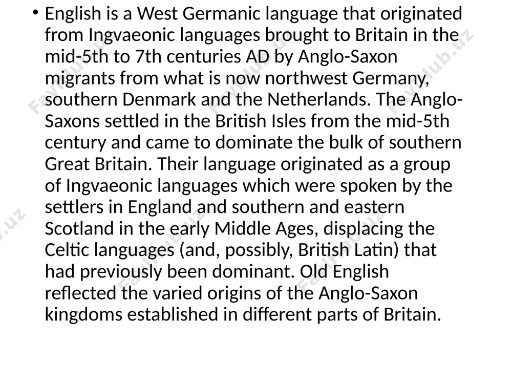 norse loanwords in english came directly from french. middle english was spoken to the late 15th century. the system of orthography that was established during the middle english period is largely still in use today. later changes in pronunciation, however, combined with the adoption of various foreign spellings, mean that the spelling of modern english words appears highly irregular. early modern english – the language used by william shakespeare – is dated from around 1500. it incorporated many renaissance-era loans from latin and ancient greek, as well as borrowings from other european languages, including french, german and dutch. significant pronunciation changes in this period included the ongoing great vowel shift, which affected the qualities of most long vowels. modern english proper, similar in most respects to that spoken today, was in place by the late 17th century. english as we know it today came to be exported to other parts …