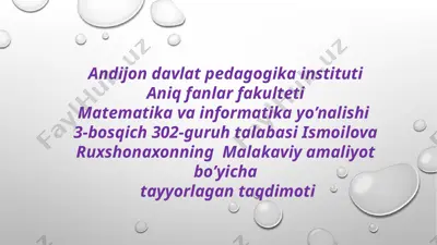 "4+2" ta'lim shakli — PPTX