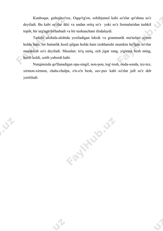 o'zbek tilida so'z yasalishi va so'z yasash usullari - Page 3