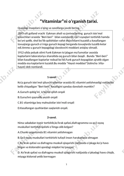 vitaminlar — DOCX
