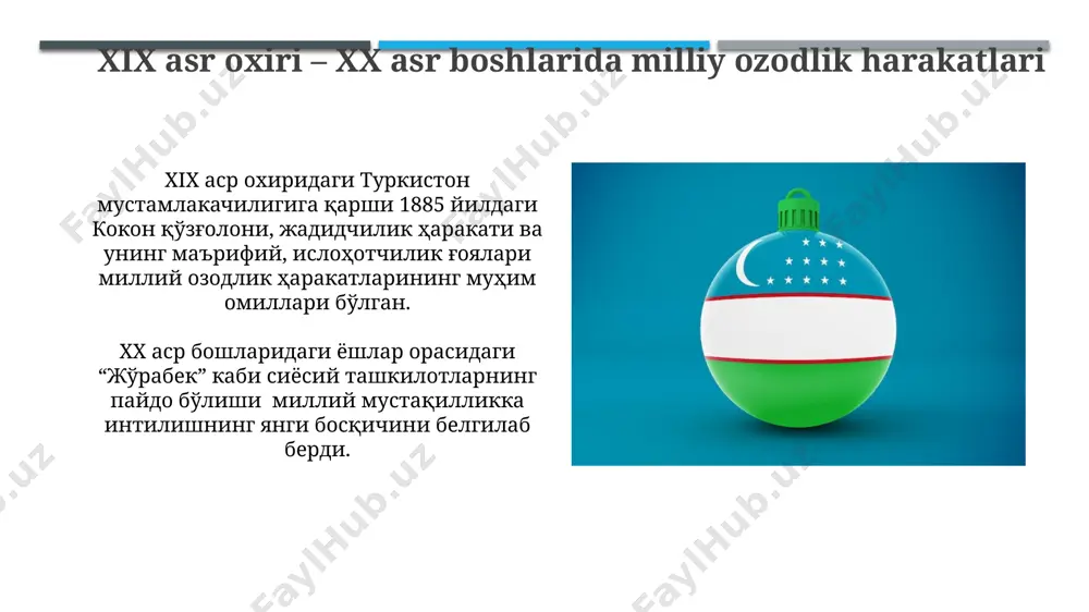 oʻzbekiston da mustaqilik gʻoyalarni tarixiy asoslar - Page 4