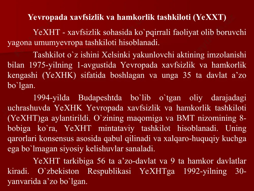 jahondagi xalqaro va regional tashkilotlar - Page 5