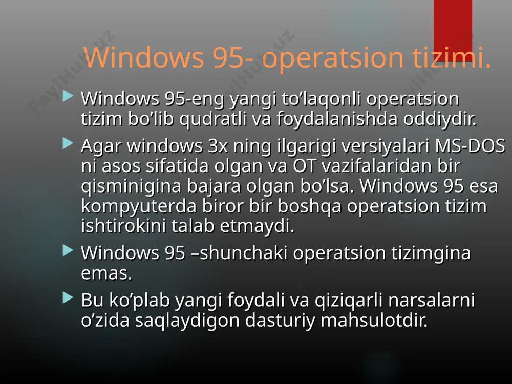 operatsion tizimlar haqida umumiy tushuncha - Page 5