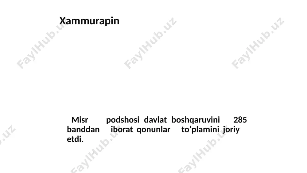 olib borish, mamlakat tinchligi va obodligi uchun kurashgan. zahiriddin muhammad bobur buyuk boburiylar saltanatini tuzib, mayda xonliklarga barham berdi. markazlashgan davlat boshqaruviga asos soldi jaxongirshoh tomonidan davlatni idora qilishning 12 moddadan iborat dasturi yaratildi boburiylar tomonidan boshqaruv sohasini isloh etish, xazina masalalari borasida – kurruriya (viloyat va tuman hokimlari) deb ataladigan hukumat amaldorligi mansabi joriy etilgan. dayte kratkiy obzor prezentatsii. opishite glavnuyu sut prezentatsii i obosnuyte ee vajnost. predstavte kajduyu iz osnovnix tem. chtobi predostavit slushatelyam orientir, mojno mojete povtoryat etot obzorniy slayd v xode prezentatsii, videlyaya temu, kotoraya budet obsujdatsya dalee. 17 u "qutadg'u bilig" dostonida davlatni boshqarish amallari, qoidalari va siyosiy - axloqiy munosabatlarni jamiyatda qaror toptirishga qaratilgan qarashlari bilan e'tiborlidir. u davlat boshqaruvi va xizmatini tashkil etish turlarini hamda shu darajalarga muvofiq sifatlarini tasniflaydi. yusuf xos hojib eto drugoy parametr dlya obzornogo slayda. bles paskal kelajakni oldindan ko’rabilmoq – boshqaruv degani aslida ana shu! boshqarish ta’limotida to’rt …
