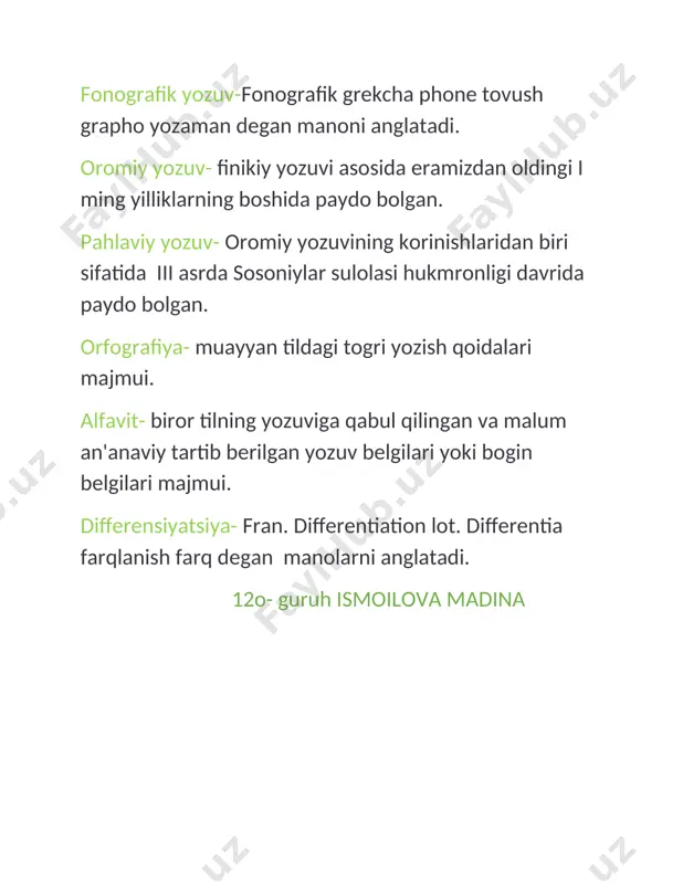 yozuv va uning rivojlanish bosqichlari - Page 4