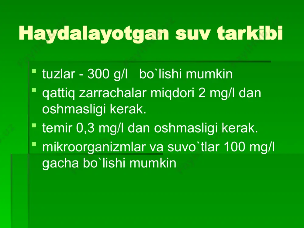mahsuldor qatlamlarga suvni haydash uchun tayyorlash - Page 3