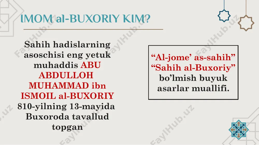 imom al-buxoriy hayoti - Page 3