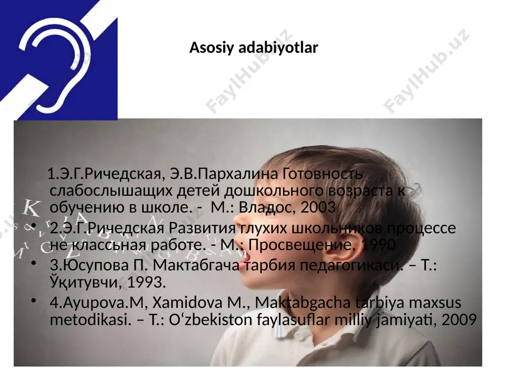 eshitishida nuqsoni bor bolalar nutqini o’stirish - Page 3