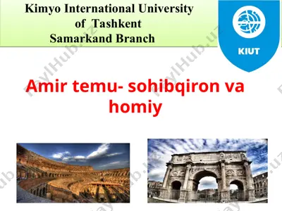 amir temur — PPT