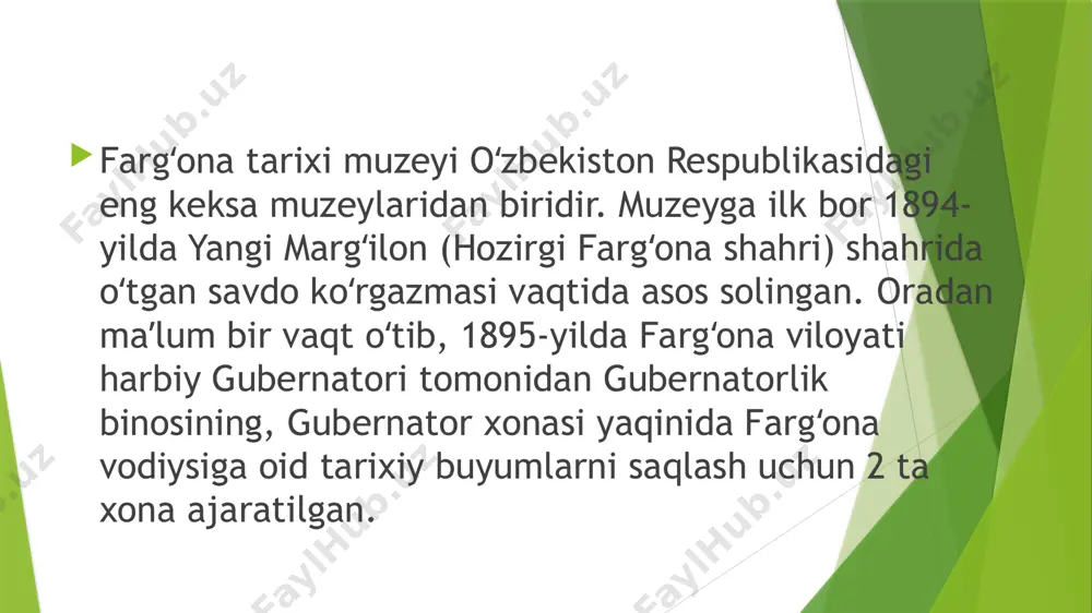 fargʻona oʻlkashunoslik muzeyi - Page 5