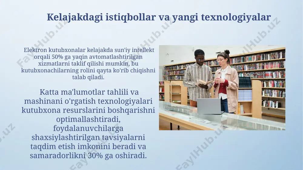 elektron kutubxonalar va kutubxonachilik kasbiga ta'siri - Page 3