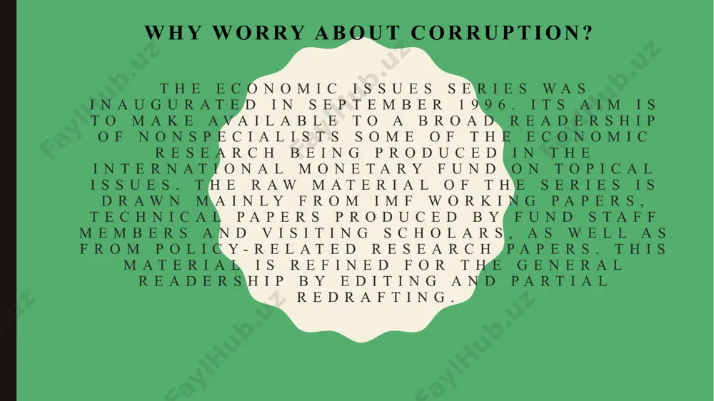 some argue that in highly bureaucratic economies, corruption may temporarily "grease the wheels" by bypassing inefficiencies. still, in the long run, corruption undermines economic stability and sustainable growth. image1.jpeg image2.png image3.png /docprops/thumbnail.jpeg