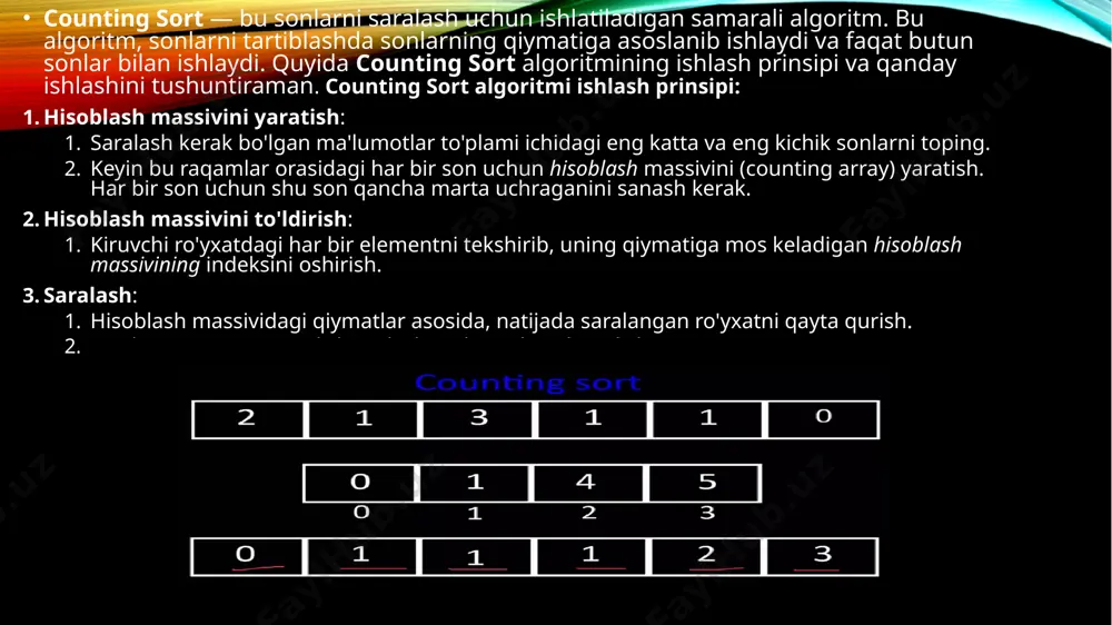 aralangan ro'yxat: [11, 12, 22, 25, 34, 64, 90] etiboringiz uchun rahmat image2.png image3.jpeg image4.png image5.png image6.jpeg image7.jpeg image8.png image9.png image10.png image11.png image12.png image13.png image14.png image15.png image16.png image17.png image18.png image19.png image20.jpeg image1.png