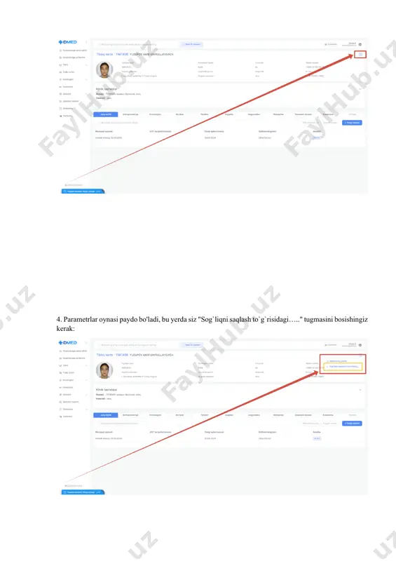 bemorning sog’lig’i haqidagi guvohnomani chop etish va saqlash g2g - Page 2
