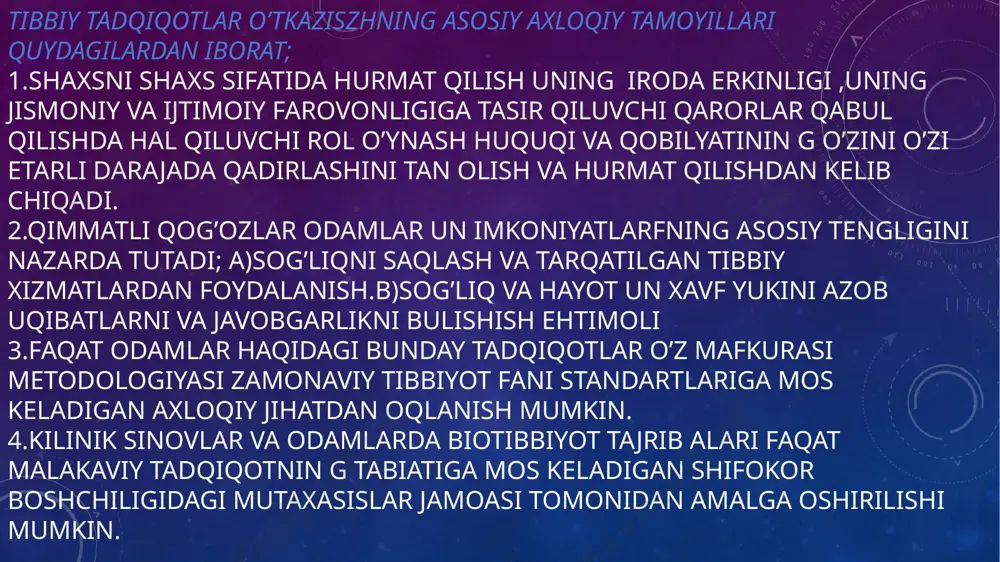 biotibbiy tadqiqotlar etikasi - Page 4