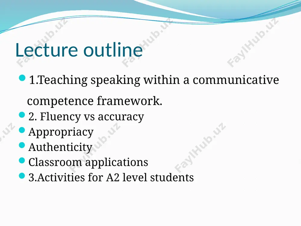 petence, but also of sociolinguistic and discursive competences. components of communicative/ speaking competence components of the communicative competence linguistic or grammatical competence – being able to apply grammatical, lexical, syntactical, stylistic rules. sociolinguistic or intercultural competence – being aware of how culture affects the way we describe things. pragmatic competence – the ability to interpret and convey meaning in (social) context. strategic competence – in having deficiencies in knowledge, being aware of how one is able to compensate deficiencies to communicate effectively. grammar competence "grammatical competence includes increasing expertise in grammar (morphology, syntax), vocabulary, and sounds of letters and syllables, pronunciation of words, intonation, and stress" as stated by scarcella & oxford (1992, p. 141). to understand meaning, learners need to have enough knowledge of words and sentences: that is, they must figure out how words are segmented into various sounds, and how sentences are stressed in particular ways. sociacultural …