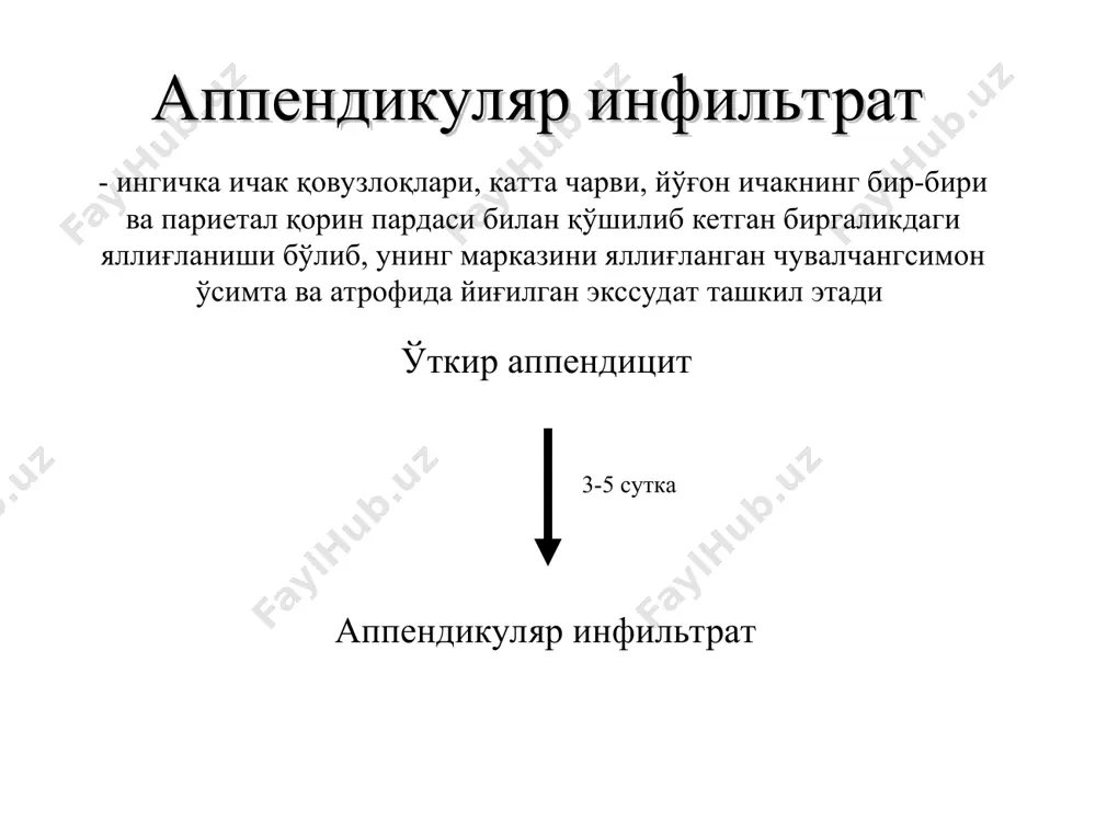 ўткир аппендицит асоратлари - Page 5