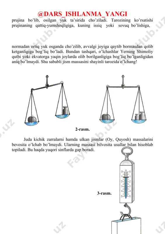 massa va uning birliklari - Page 3