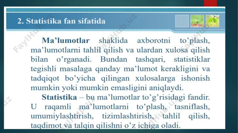 statistika fanining predmeti va usullari - Page 5