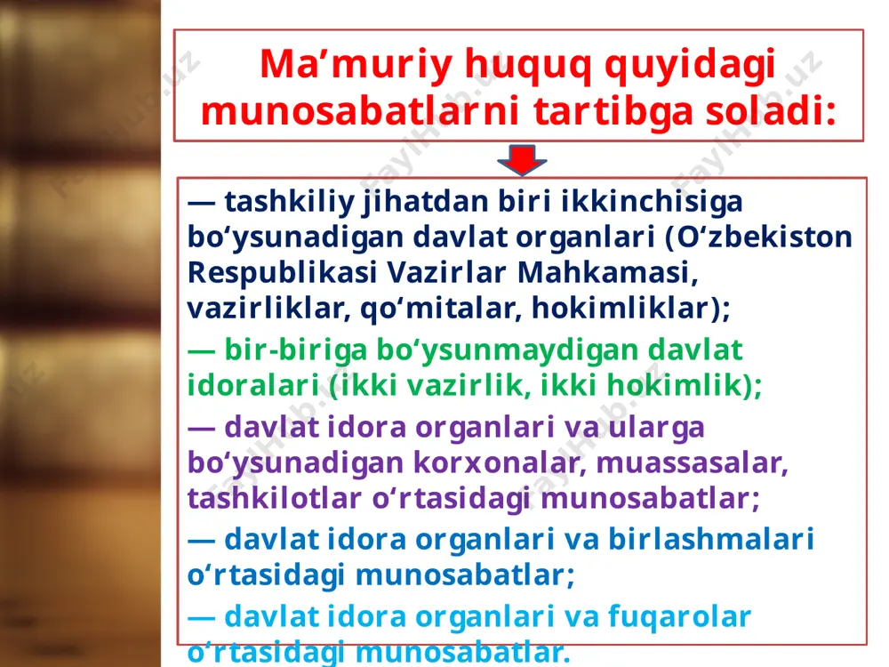o‘zbekiston respublikasida ma’muriy huquq 10-sinf - Page 4