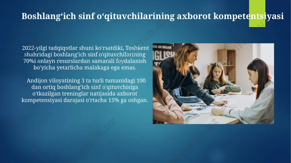 uzluksiz taʼlim jarayonida boshlangʻich sinf oʻqituvchilarining axborot kompetentligi - Page 4