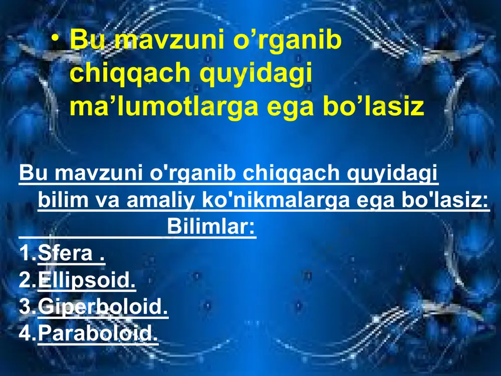 ikkinchi tartibli sirtlar - Page 3