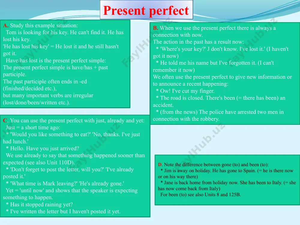 present tenses - Page 4