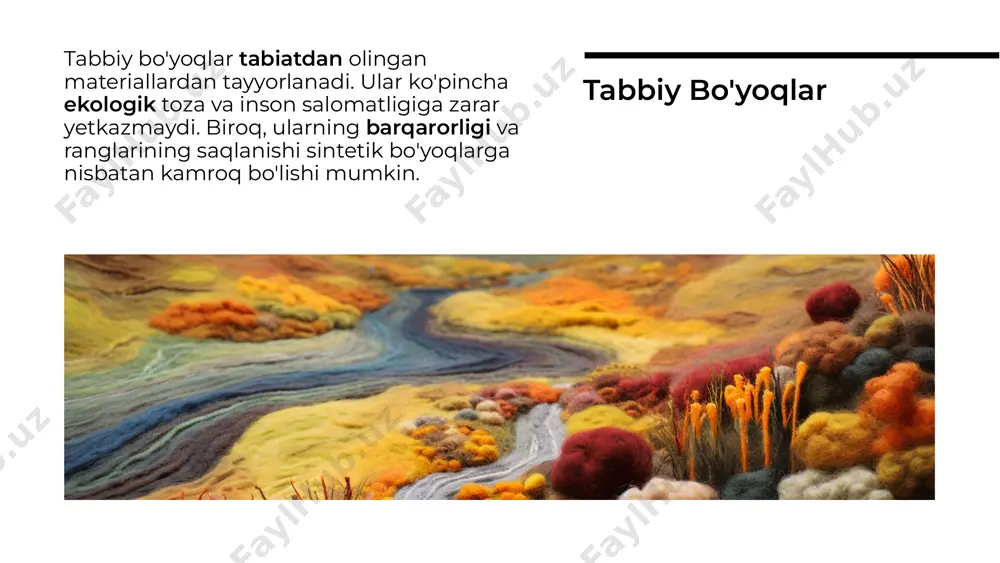 tabbiy va sintetik bo'yoqlar - Page 3