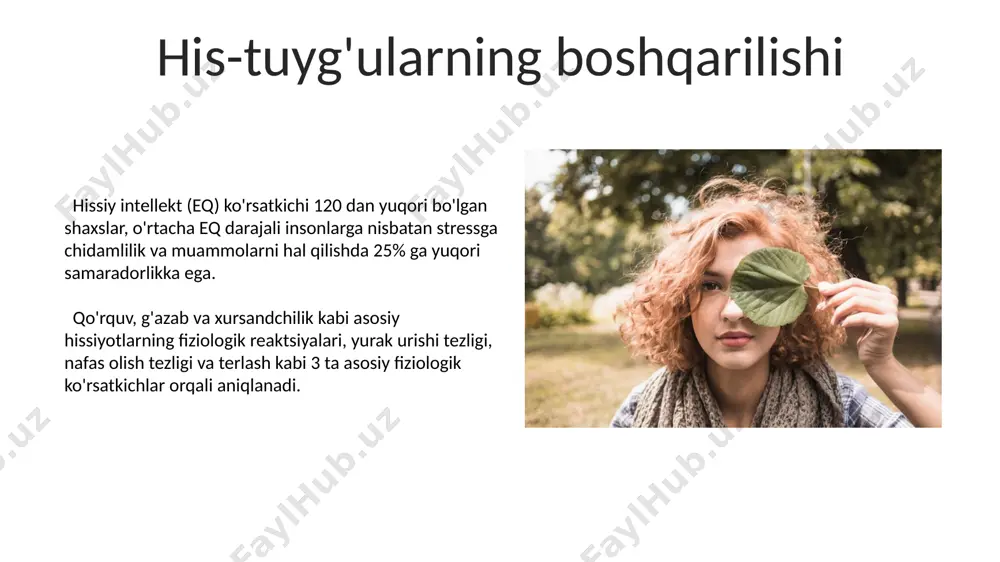 emotsiya va uning tabiatini yoritish - Page 5