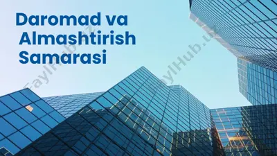 daromad va almashtirish samarasi — PPTX