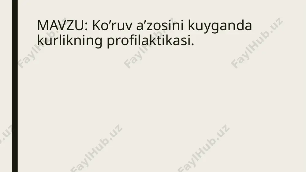 shi: i va ii darajadagi (epidermal) va iii darajali (dermaning nekrozi, regeneratsiya xususiyati saqlangan xolatlarda) kuyishlari asoratsiz tuzalib ketishi mumkin. ammo iii va iv darajadagi kuyishlarning davolash katta qiyinchiliklar tug’dirib, og’ir kechadi va natijada dag’al chandiqlar va lagoftalm xosil qiladi. lagoftalm xosil bo’lishi shox parda tomonidan og’ir asoratlarni keltirib chiqaradi – boshlanishida vaskulyarizatsiya bilan quruq keratit va keyinchalik esa qo’pol chandiq xosil bo’ladi. ikkilamchi infektsiyani kelib qo’shilishi natijasida shox parda yarasi paydo bo’lishi mumkin. rekonstruktiv jarroxlik amaliyotini demarkatsion strup va granulyatsiya paydo bo’lgandan keyingina amalga oshirish mumkin bo’ladi (2-xaftalar oxirida). bunda zararlangan va bitishma xosil bo’lishni boshlagan soxaga teri laxtagi ko’chirib o’tkaziladi. davolash maqsadida. qovoq kon’yunktivasi va ko’z olmasi kuyishlari zararlangan soxada kuchli giperemiya, sh darajali kuyishlarda esa yana oson ko’chadigan yuzaki parda paydo bo’ladi. sh – iv darajali kuyishlarda kon’yunktiva oqish-kul rang tusga kirgan va burishib qolgan xolatda bo’ladi. keyinchali shilliq osti qavatining dag’al chandiqlanishi xisobiga bu soxalarda qovoq …